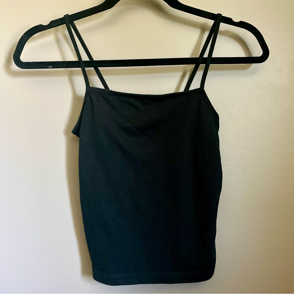 Black Cropped Tank / Camisole